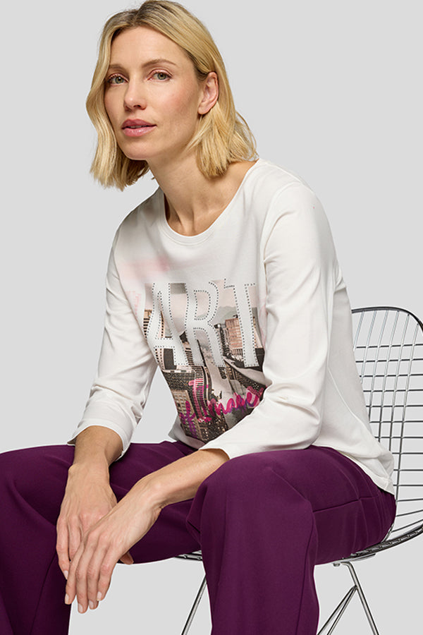 WHITE LONG SLEEVE SHIRT