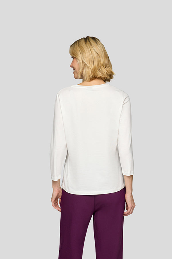 WHITE LONG SLEEVE SHIRT