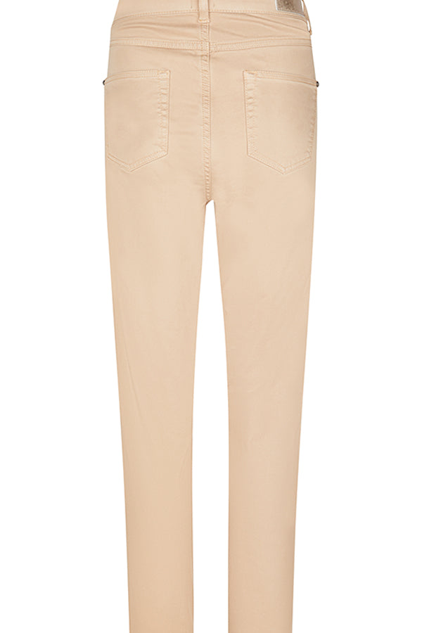 BEIGE STRAIGHT LEG TROUSERS
