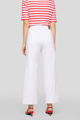 WIDE-LEG COTTON TROUSERS