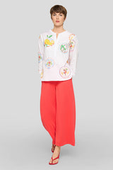 PRINT LONG SLEEVE BLOUSE