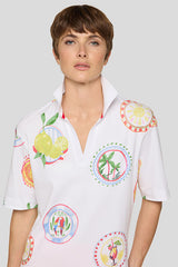 ILLUSTRATED PRINT SHORT SLEEVE SHIRT