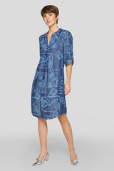 ALL-OVER PRINT LYOCELL DRESS