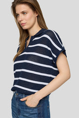 STRIPED SHORT SLEEVE T-SHIRT