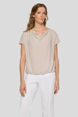 SCOOP NECK SHORT SLEEVE T-SHIRT