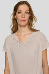 SCOOP NECK SHORT SLEEVE T-SHIRT