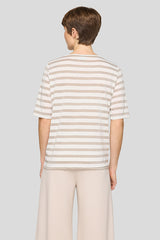 STRIPED SHORT SLEEVE T-SHIRT