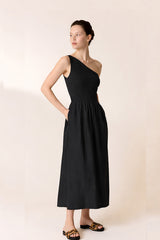 RAHUL PLAIN BLACK DRESS