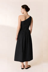 RAHUL PLAIN BLACK DRESS