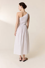 RAHUL PLAIN WHITE DRESS