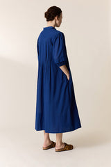 ROCA PLAIN BLUE MAXI DRESS