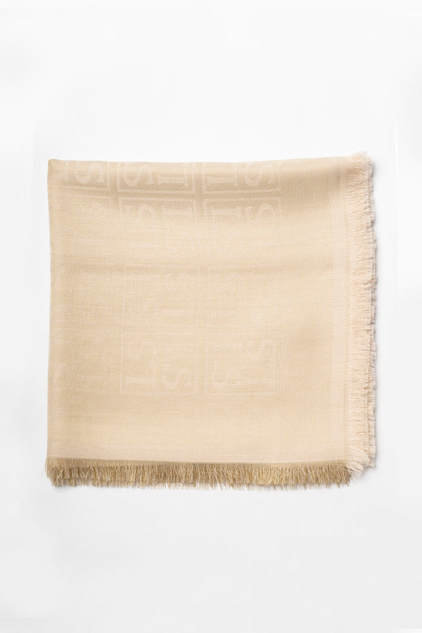 ROMANZOX C WOOL-SILK BLEND SCARF