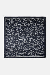 ROUCY LS SIGNATURE PRINTED SILK SCARF