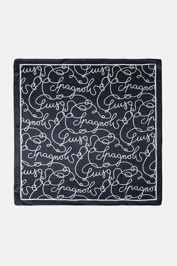 ROUCY LS SIGNATURE PRINTED SILK SCARF