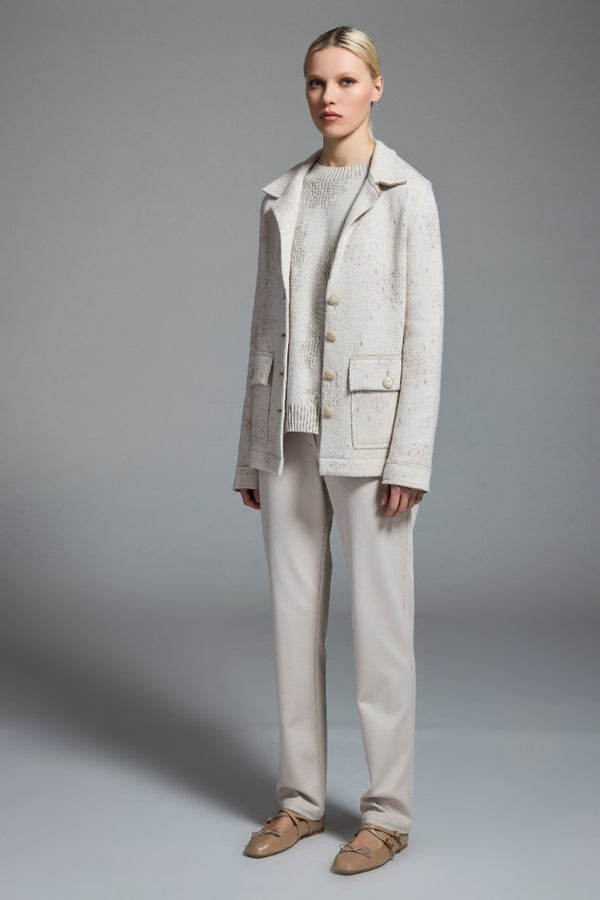 BUTTON CLOSURE CLASSIC TROUSERS