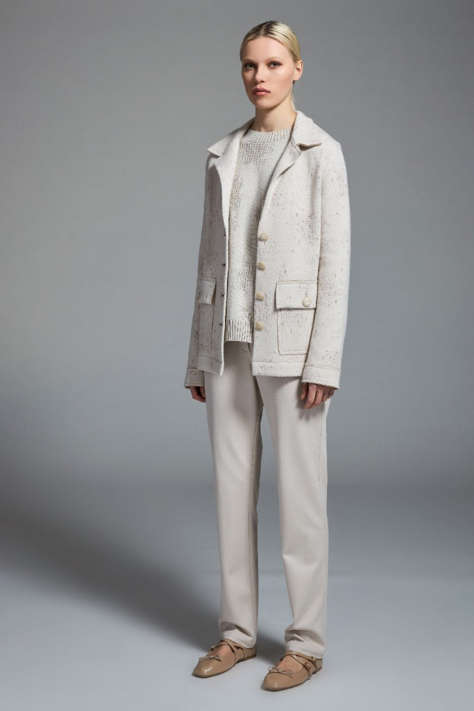 BUTTON CLOSURE CLASSIC TROUSERS