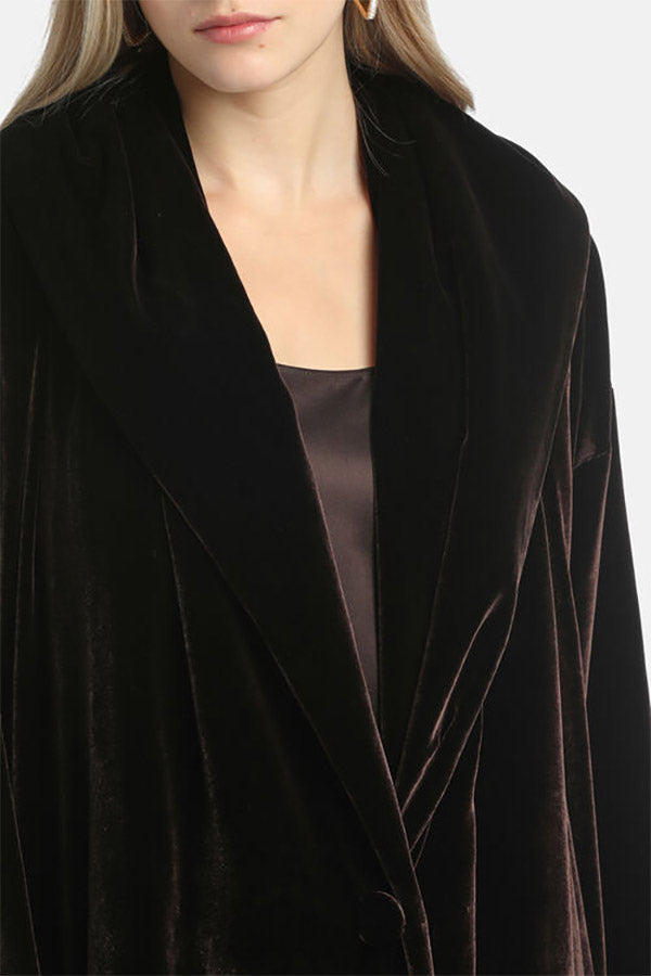SADALI BROWN ELEGANT CAPE