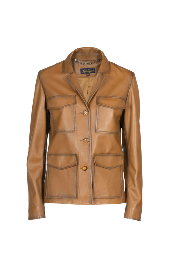 SAGE LEATHER JACKET