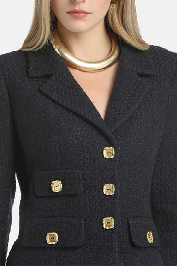 SAPONETTA BOUCLÉ WOOL JACKET