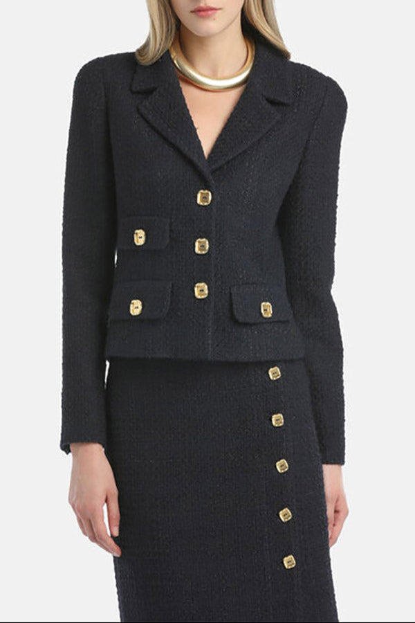 SAPONETTA BOUCLÉ WOOL JACKET