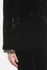SCAFFALE BLACK ELEGANT VELVET JACKET