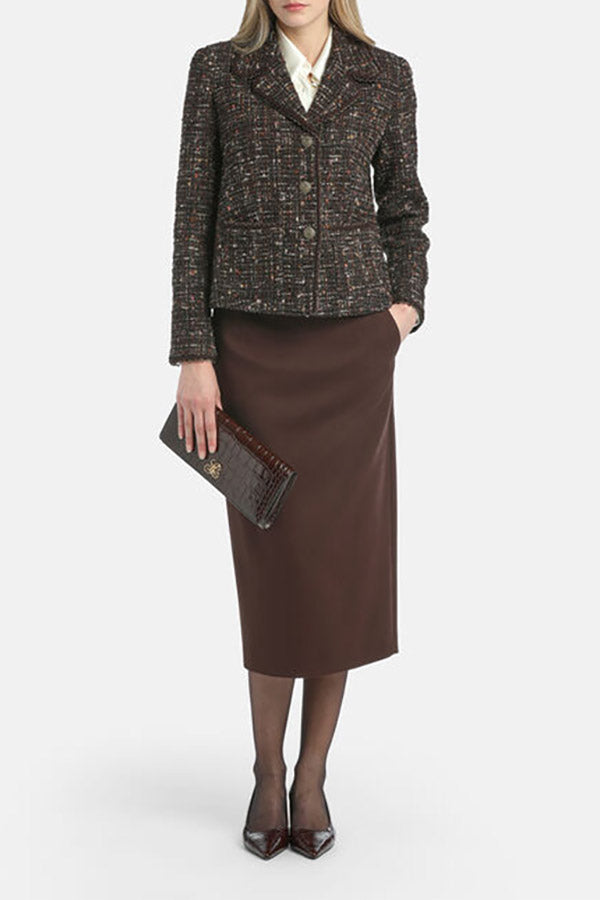 SCHERMATA MÉLANGE BOUCLÉ JACKET