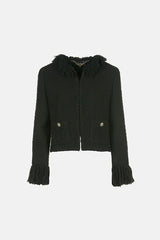 SEGUITO CROPPED FRINGES JACKET