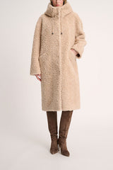 SERRA BEIGE TEDDY COAT