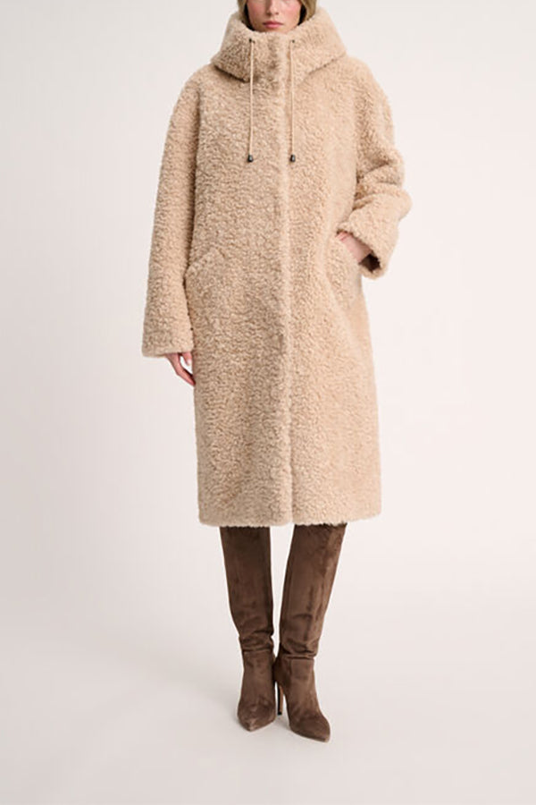 SERRA BEIGE TEDDY COAT