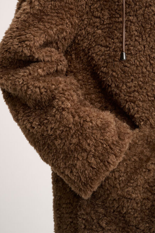 SERRA BROWN TEDDY COAT