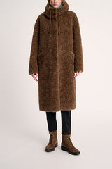 SERRA BROWN TEDDY COAT