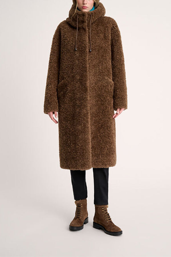 SERRA BROWN TEDDY COAT