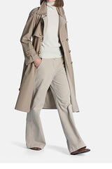 SIGLE CONTRAST LINING TRENCH COAT