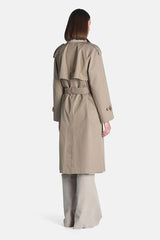SIGLE CONTRAST LINING TRENCH COAT