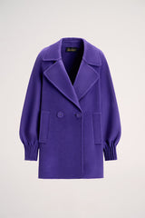 SILLABE PURPLE PEA COAT