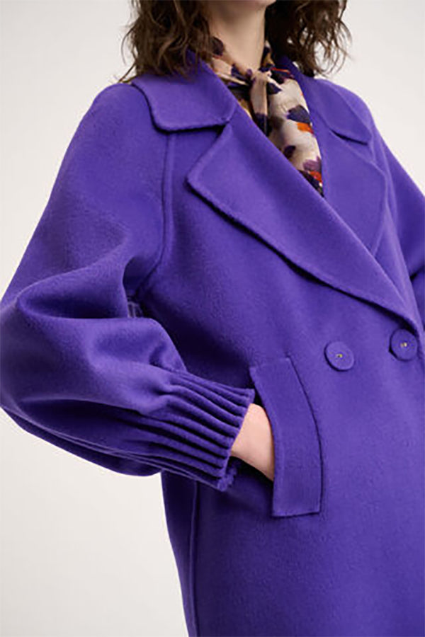 SILLABE PURPLE PEA COAT