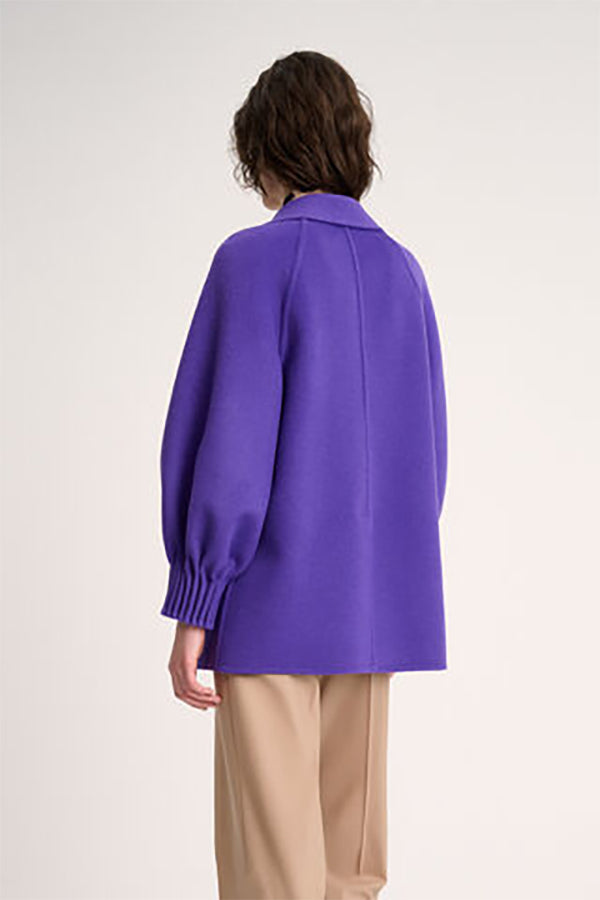 SILLABE PURPLE PEA COAT