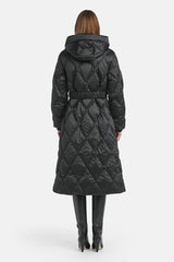 SOIANO BLACK LONG DOWN COAT