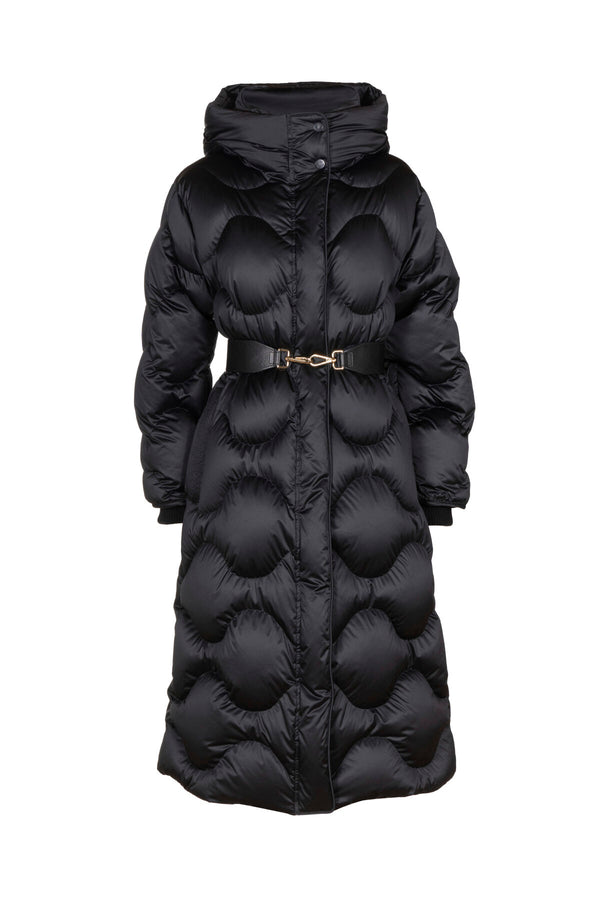 SOIANO BLACK LONG DOWN COAT