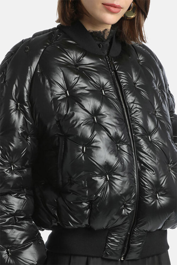 SOLDINO CROPPED PUFFER JACKET