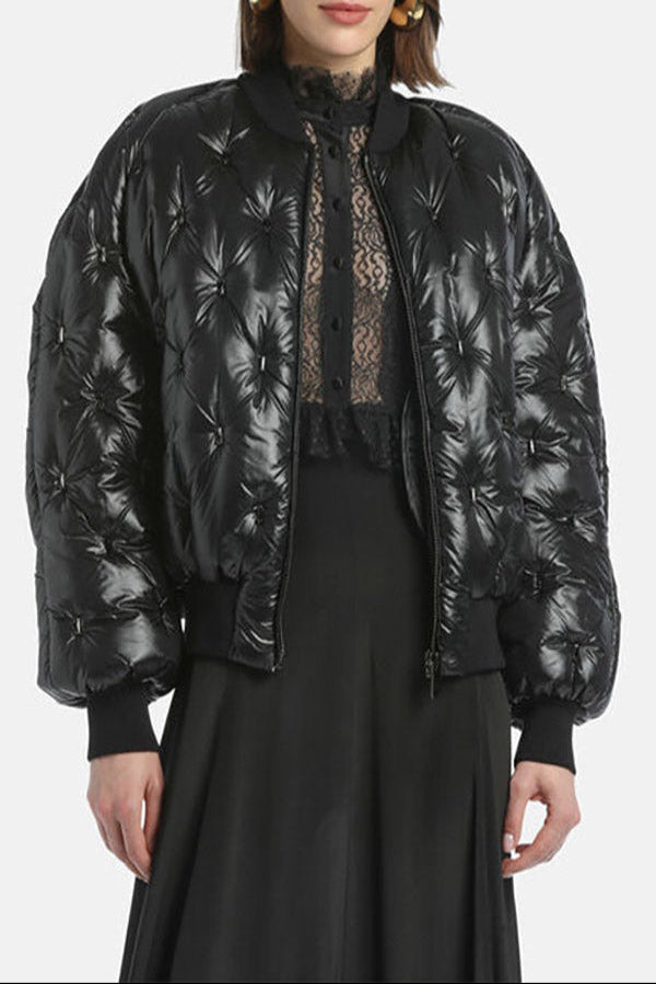 SOLDINO CROPPED PUFFER JACKET