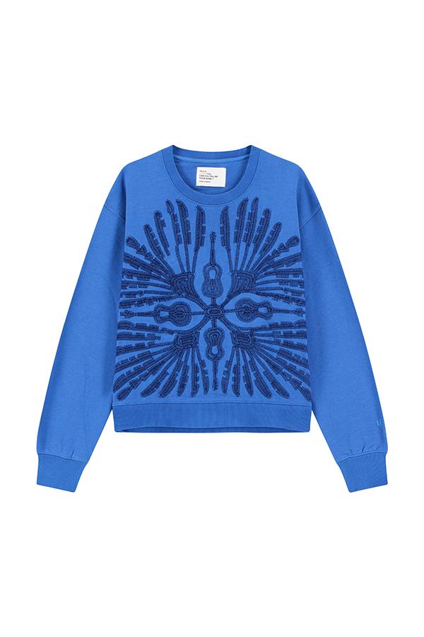 SORTIE GUITAR EMBROIDERED SWEATSHIRT