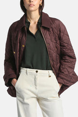 STATUETTA BROWN QUILTED HUSKY JACKET