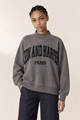 GREY COLLEGE SWEAT SHIRT