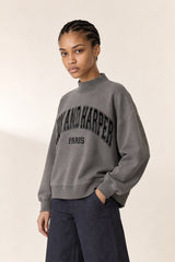 GREY COLLEGE SWEAT SHIRT