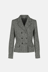 STENCIL MÉLANGE DOUBLE-BREASTED JACKET