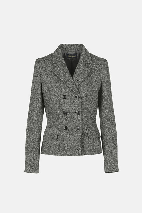 STENCIL MÉLANGE DOUBLE-BREASTED JACKET