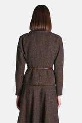 SVOLTA CROPPED BOUCLÉ JACKET