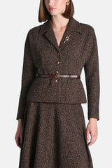 SVOLTA CROPPED BOUCLÉ JACKET
