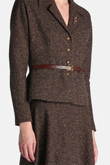 SVOLTA CROPPED BOUCLÉ JACKET